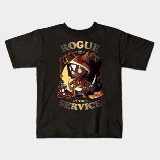 Rogue's Call - Cute Cat Gamer Kids T-Shirt